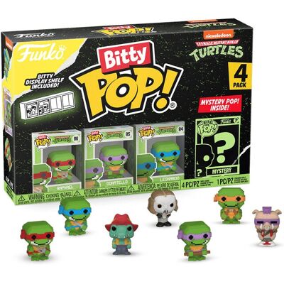 Funko Bitty Pop! Tartarughe Ninja 4-Pack - Serie 4 Funko Bitty Pop! Tartarughe Ninja 4-Pack - Serie 4