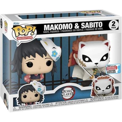 Funko Demon Slayer Sabito & Makomo Pop! 2-Pack NYCC 2023 USA Wyłączność Funko Demon Slayer Sabito & Makomo Pop! 2-Pack NYCC 2023 USA Wyłączność