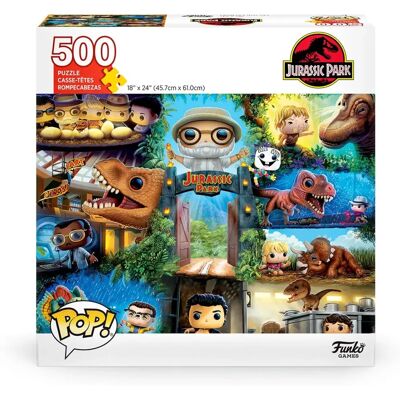 Quebra-cabeça Jurassic Park Funko - 500 Peças Quebra-cabeça Jurassic Park Funko - 500 Peças
