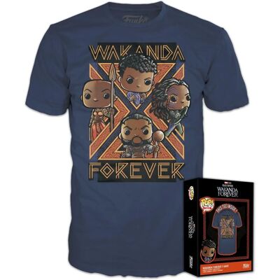 Funko Black Panther: Wakanda Forever T-Shirt - Licenza ufficiale Funko Black Panther: Wakanda Forever T-Shirt - Licenza ufficiale
