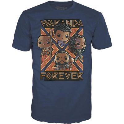 Funko Black Panther Wakanda Forever T-Shirt - Unisex S-XL Funko Black Panther Wakanda Forever T-Shirt - Unisex S-XL