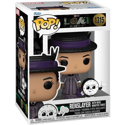 Funko Pop! Marvel Loki 2. évad - Renslayer Miss Minutes-szel (1983) Funko Pop! Marvel Loki 2. évad - Renslayer Miss Minutes-szel (1983)