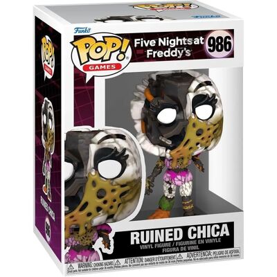 Funko Pop! Giochi: Five Nights at Freddy's - Ruined Chica N°986 Funko Pop! Giochi: Five Nights at Freddy's - Ruined Chica N°986