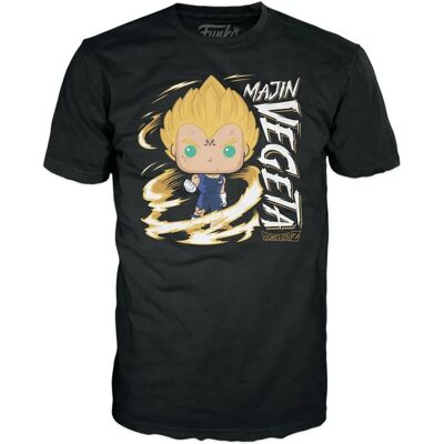 Figurine et T-shirt Funko Majin Vegeta - Dragon Ball Z - Publicité Figurine et T-shirt Funko Majin Vegeta - Dragon Ball Z - Publicité