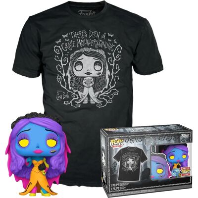 Funko Pop! Emily & T-Shirt-Set - Corpse Bride - Blacklight - XL Funko Pop! Emily & T-Shirt-Set - Corpse Bride - Blacklight - XL