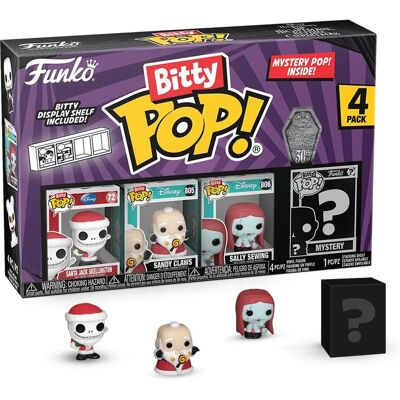 Funko Bitty Pop! Disney L'Étrange Noël de Monsieur Jack 4 Pack - Série (73022) Funko Bitty Pop! Disney L'Étrange Noël de Monsieur Jack 4 Pack - Série (73022)