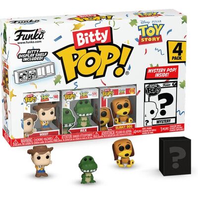 Funko Bitty Pop! Toy Story 4-Pack - Série 3 Funko Bitty Pop! Toy Story 4-Pack - Série 3