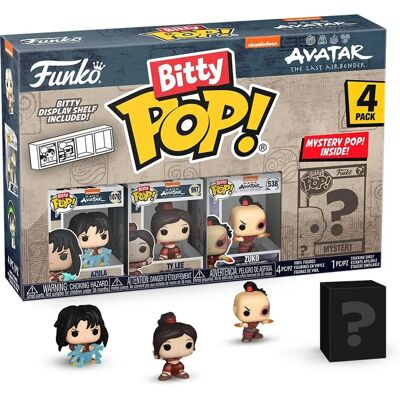 Funko Bitty Pop! Avatar: O Último Dobrador de Ar 4-Pack - Série 2 Funko Bitty Pop! Avatar: O Último Dobrador de Ar 4-Pack - Série 2