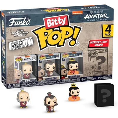 Funko Bitty Pop! Avatar: L'Ultimo Airbender 4-Pack - Serie 3 Funko Bitty Pop! Avatar: L'Ultimo Airbender 4-Pack - Serie 3