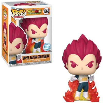 Funko POP! Vegeta Super Saiyan Dio con Fiamme - Dragon Ball Super Funko POP! Vegeta Super Saiyan Dio con Fiamme - Dragon Ball Super