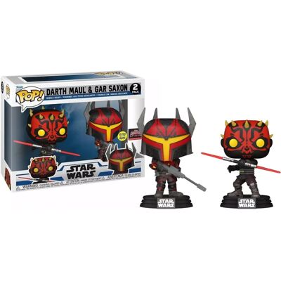 Funko Darth Maul a Gar Saxon 2balení s GITD - Star Wars: The Clone Wars Funko Darth Maul a Gar Saxon 2balení s GITD - Star Wars: The Clone Wars