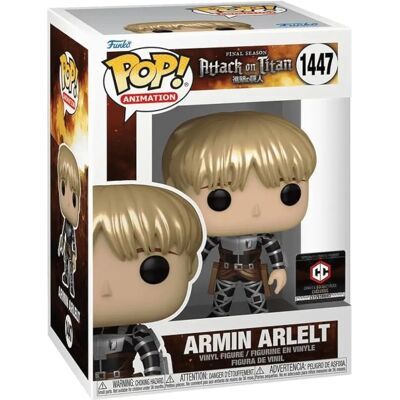 Funko Armin Arlert Metaliczny - Attack on Titan - Figurka Funko Pop Funko Armin Arlert Metaliczny - Attack on Titan - Figurka Funko Pop