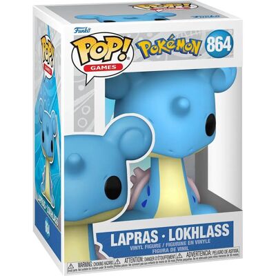 Figura in vinile Funko Lapras - Pokémon POP! Giochi - 9 cm - FK74227 Figura in vinile Funko Lapras - Pokémon POP! Giochi - 9 cm - FK74227