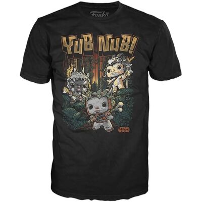 Funko Star Wars Ewok T-Shirt - Unisex, L Funko Star Wars Ewok T-Shirt - Unisex, L