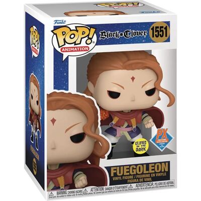 Funko Black Clover Fuegoleon Glow Vinyl Figur - Begränsad Utgåva Funko Black Clover Fuegoleon Glow Vinyl Figur - Begränsad Utgåva