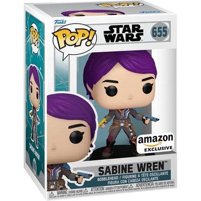 Funko Pop Star Wars: Clone Wars Sabine Wren Vinyl Figurine - 9cm Funko Pop Star Wars: Clone Wars Sabine Wren Vinyl Figurine - 9cm