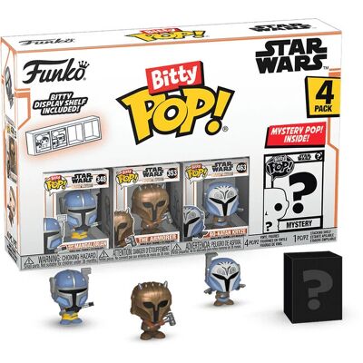 Funko Bitty Pop! Star Wars Il Mandaloriano 4-Pack - Serie 1 Funko Bitty Pop! Star Wars Il Mandaloriano 4-Pack - Serie 1