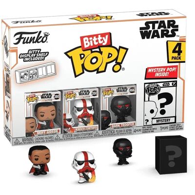 Funko Bitty Pop! Star Wars Der Mandalorian 4-Pack - Serie 4 Funko Bitty Pop! Star Wars Der Mandalorian 4-Pack - Serie 4