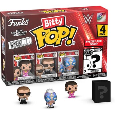 Funko Bitty Pop! WWE 4-Pack - Seria 3 Funko Bitty Pop! WWE 4-Pack - Seria 3