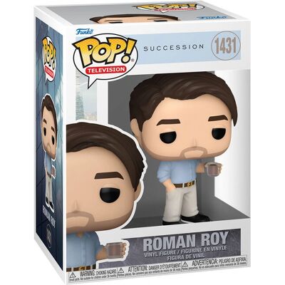 Figura de vinil Roman Roy Succession - Colecionável TV Figura de vinil Roman Roy Succession - Colecionável TV