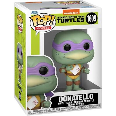 Funko Pop! Film Teenage Mutant Ninja Turtles - Donatello con fetta di pizza Funko Pop! Film Teenage Mutant Ninja Turtles - Donatello con fetta di pizza