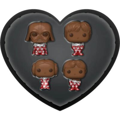 Funko Star Wars Pocket Pop Chaveiros - Pack de 4 - Chocolate Funko Star Wars Pocket Pop Chaveiros - Pack de 4 - Chocolate