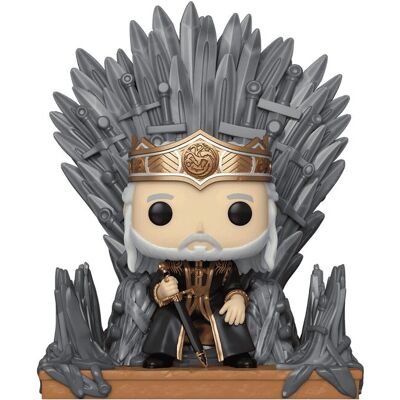 Funko Pop! Deluxe: Haus der Drachen - Viserys auf dem Eisernen Thron N°12 Funko Pop! Deluxe: Haus der Drachen - Viserys auf dem Eisernen Thron N°12