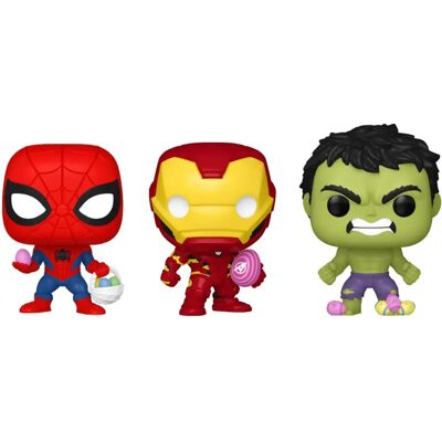 Funko Marvel Pocket Pop! 3er-Pack - Actionfiguren Funko Marvel Pocket Pop! 3er-Pack - Actionfiguren