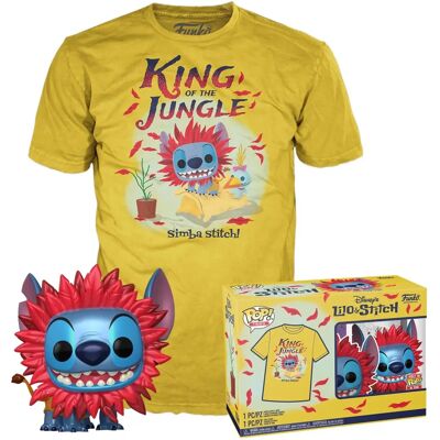 Set de camiseta y figura Funko Simba Stitch Set de camiseta y figura Funko Simba Stitch