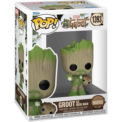 Funko Pop! Marvel Jesteśmy Groot - Groot jako Iron Man 1393 Funko Pop! Marvel Jesteśmy Groot - Groot jako Iron Man 1393
