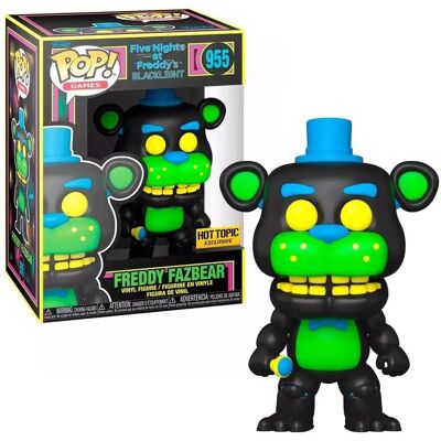 Funko Freddy Fazbear Mustavalo-Vinyl - Five Nights at Freddy's Funko Freddy Fazbear Mustavalo-Vinyl - Five Nights at Freddy's