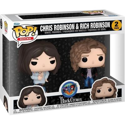 Funko Pop! 2-Pack The Black Crowes Vinyl Figures - Chris & Rich Robinson Funko Pop! 2-Pack The Black Crowes Vinyl Figures - Chris & Rich Robinson