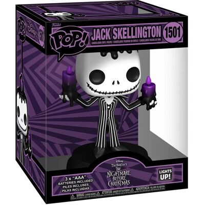 Funko Jack Skellington Luminoso - Nightmare Before Christmas - Vinile 15cm Funko Jack Skellington Luminoso - Nightmare Before Christmas - Vinile 15cm