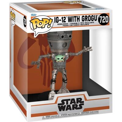 Funko Pop! Star Wars - IG-12 Con Grogu N°720 Funko Pop! Star Wars - IG-12 Con Grogu N°720