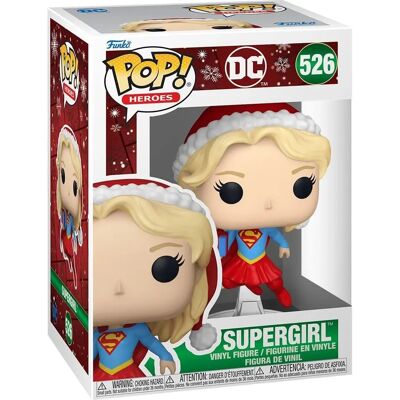 Bożonarodzeniowa figura Supergirl w vinylu - DC Comics POP! Heroes Holiday '24 Bożonarodzeniowa figura Supergirl w vinylu - DC Comics POP! Heroes Holiday '24