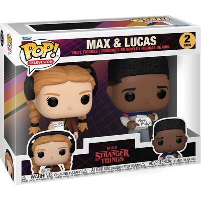 Funko Pop! TV - Stranger Things - Fernsehen: Stranger Things - Max & Lucas 2er Pack Funko Pop! TV - Stranger Things - Fernsehen: Stranger Things - Max & Lucas 2er Pack