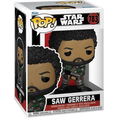 Funko Star Wars: Andor Saw Gerrera Vinyl Figure - 9cm Funko Star Wars: Andor Saw Gerrera Vinyl Figure - 9cm