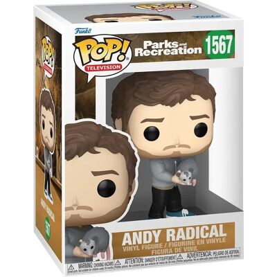 Funko Andy Radical - Parks & Recreation - Figura Pop Funko Andy Radical - Parks & Recreation - Figura Pop