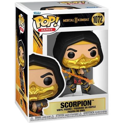 Funko Pop! Scorpion Mortal Kombat Vinylfigura - 9cm Funko Pop! Scorpion Mortal Kombat Vinylfigura - 9cm