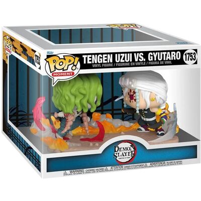 Figurine d'action Funko Tengen Uzui vs Gyutaro - Demon Slayer - Moment Pop Figurine d'action Funko Tengen Uzui vs Gyutaro - Demon Slayer - Moment Pop