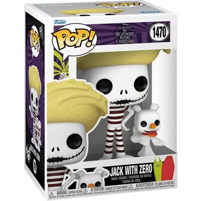 Funko Pop! Disney: Painajainen ennen joulua - Jack Zero 1470 Funko Pop! Disney: Painajainen ennen joulua - Jack Zero 1470