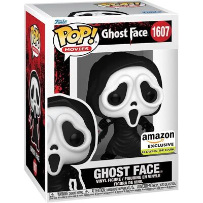 Funko Ghostface che brilla al buio - Figura in vinile - Collezionista horror Funko Ghostface che brilla al buio - Figura in vinile - Collezionista horror