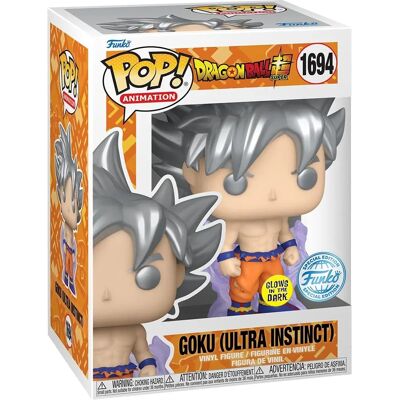 Funko Goku Ultra Instinct – Świeci w ciemności - Figurka z vinylu Funko Goku Ultra Instinct – Świeci w ciemności - Figurka z vinylu