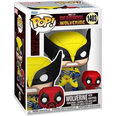 Funko Pop! Marvel: Deadpool 3 - Wolverine mit Babypool Funko Pop! Marvel: Deadpool 3 - Wolverine mit Babypool