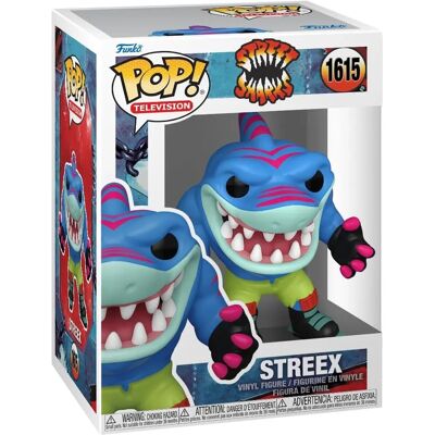 Funko Pop! Street Sharks Streex Figura de Vinilo - 9cm Funko Pop! Street Sharks Streex Figura de Vinilo - 9cm