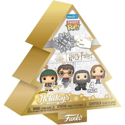 Funko Harry Potter Holiday 2024 4er Schlüsselanhänger-Set - Festive Baumbox Funko Harry Potter Holiday 2024 4er Schlüsselanhänger-Set - Festive Baumbox
