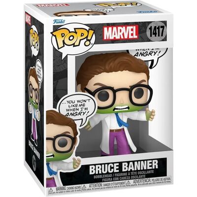 Funko Bruce Banner Vinyl-Figuur - Marvel Comics - 9 cm Funko Bruce Banner Vinyl-Figuur - Marvel Comics - 9 cm