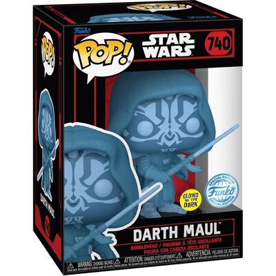 Figura de acción Holograma Azul Darth Maul de Funko - La Fuerza Oscura Star Wars Figura de acción Holograma Azul Darth Maul de Funko - La Fuerza Oscura Star Wars