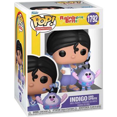 Figure Rainbow Brite Indigo & Hammy Funko - 9 cm Figure Rainbow Brite Indigo & Hammy Funko - 9 cm