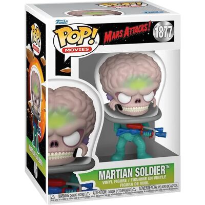 Funko Mars Attacks Alien Soldaat - Vinyl Figuur - 9cm Funko Mars Attacks Alien Soldaat - Vinyl Figuur - 9cm